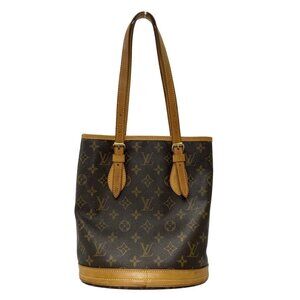 LOUIS VUITTON Petit Bucket Monogram - Shoulder Bag 573-080225